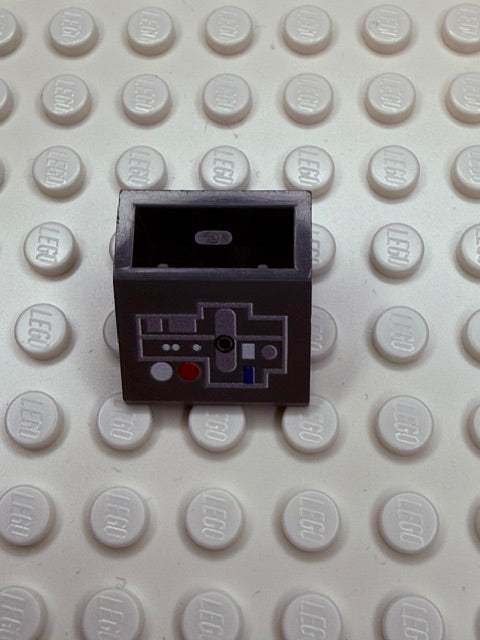 Control Panel 2x2 45 Degree Inverted Slope: Dark Bluish Gray Control Panel 6