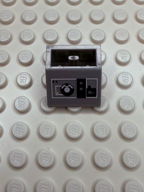 Control Panel 2x2 45 Degree Inverted Slope: Light Bluish Gray Control Panel 8