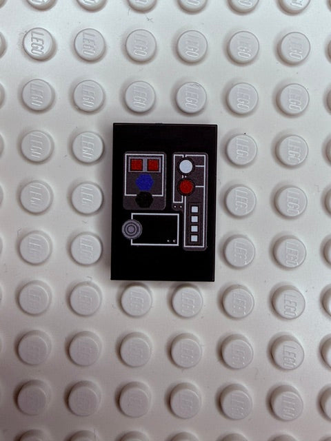 Control Panel 2x3 Tile: Black Control Panel 1