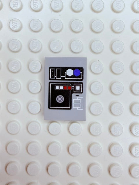 Control Panel 2x3 Tile: Light Bluish Gray Control Panel 3