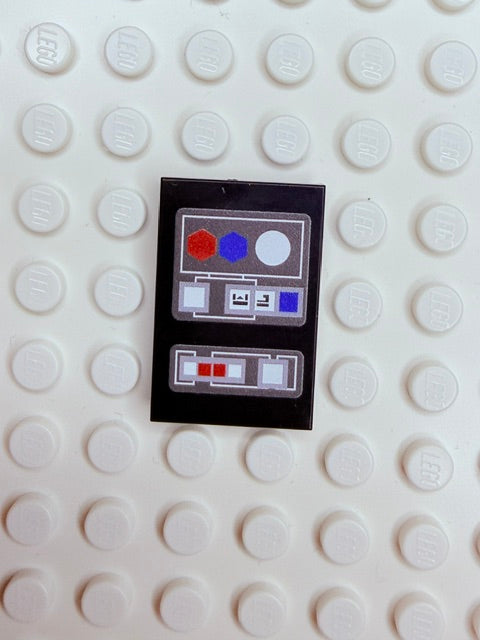 Control Panel 2x3 Tile: Black Control Panel 4