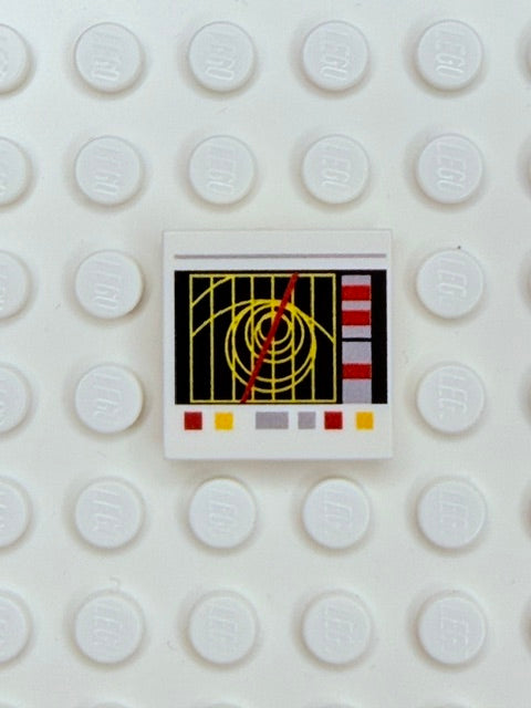 Control Panel 2x2 Tile: White Control Panel 1