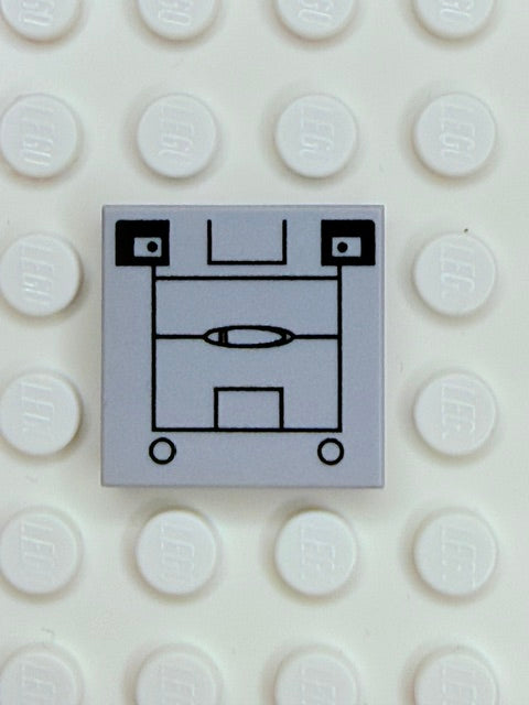 Control Panel 2x2 Tile: Light Bluish Gray Control Panel 2