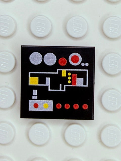 Control Panel 2x2 Tile: Black Control Panel 10