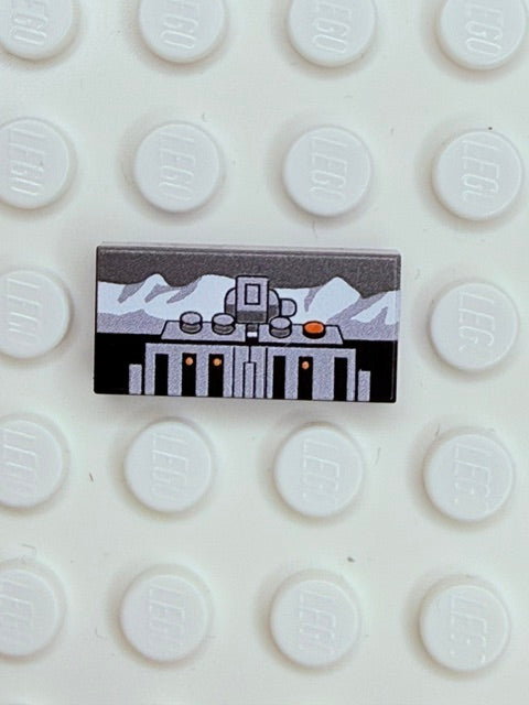 Control Panel 1x2 Tile: Black Control Panel 11
