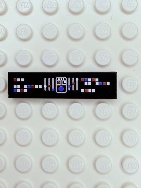 Control Panel 1x4 Tile: Black Control Panel 3