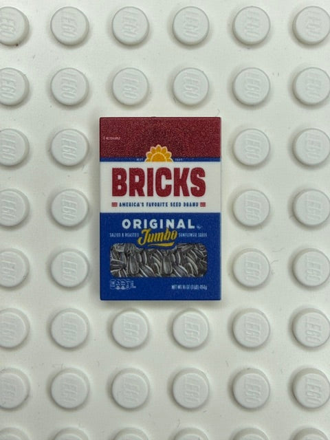 Food Snacks and Drinks 2x3 Tile: Bricks Sunflower Seeds