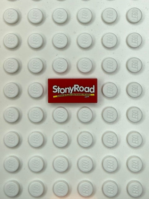 Food Snacks and Drinks 1x2 Tile: Stony Road Candy Bar
