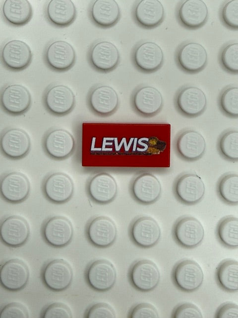 Food Snacks and Drinks 1x2 Tile: Lewis Candy Bar