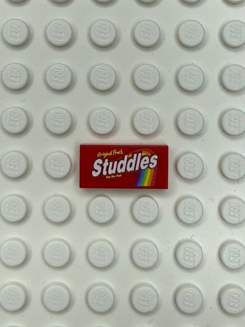 Food Snacks and Drinks 1x2 Tile: Studdles Bite Size Candies