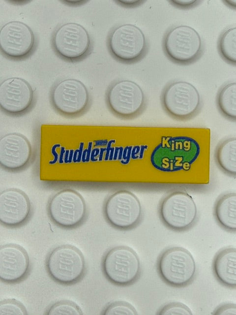Food Snacks and Drinks 1x3 Tile: Studderfinger Candy Bar King Size