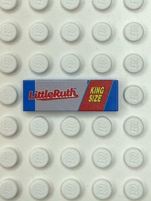 Food Snacks and Drinks 1x3 Tile: Little Ruth Candy Bar King Size