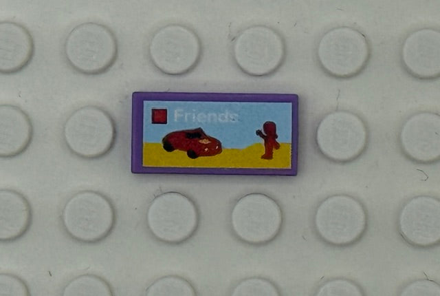 Toys and Games 1x2 Tile: Friends Style 4