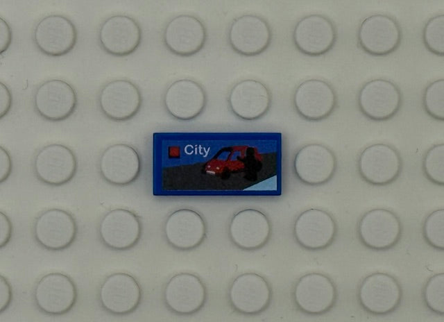 Toys and Games 1x2 Tile: City Style 4