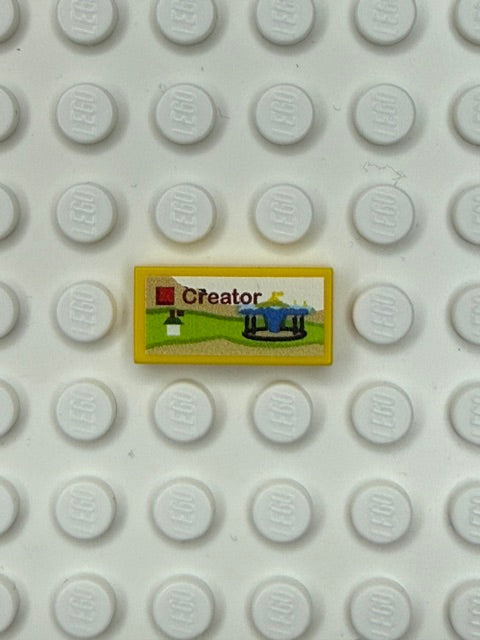 Toys and Games 1x2 Tile: Create Style 2