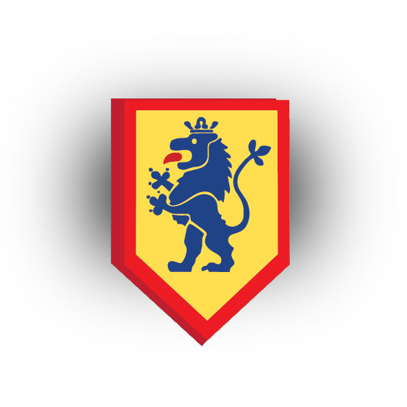 Castle 2x3 Pentagonal Tile: Lion Knights Style 2