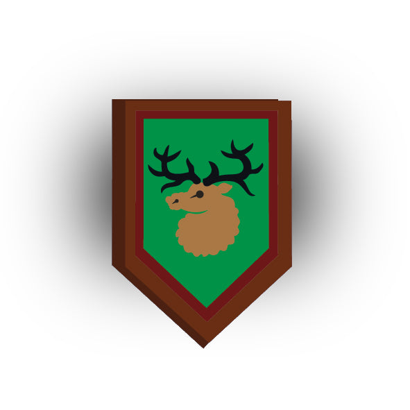 Castle 2x3 Pentagonal Tile: Forest Men