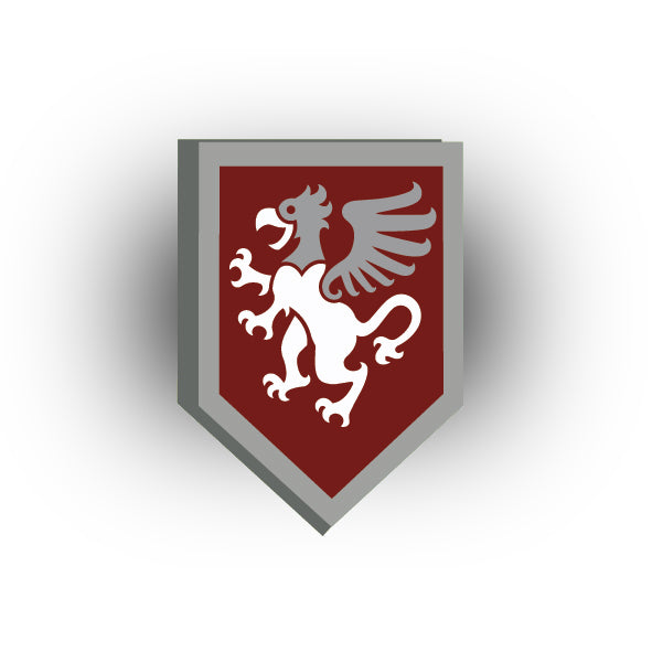 Castle 2x3 Pentagonal Tile: Griffin Knights