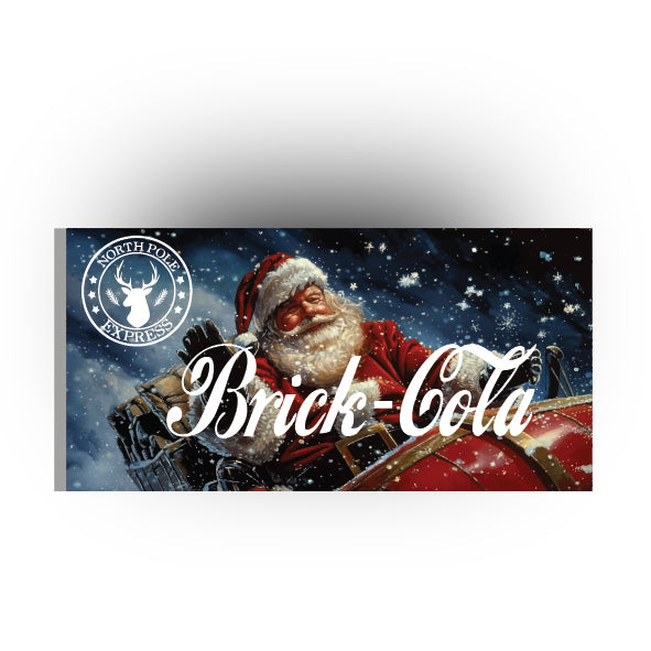 UV Printed Billboards 8x16 Tile: Brick Cola Santa