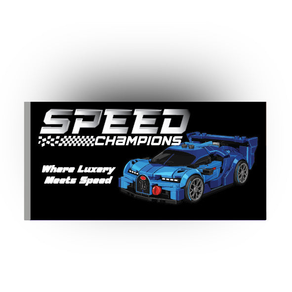UV Printed Billboards 8x16 Tile: Speed Champions