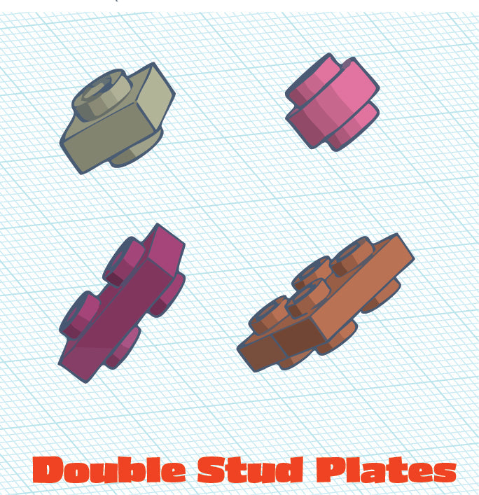 3D Double Sided Stud Plates