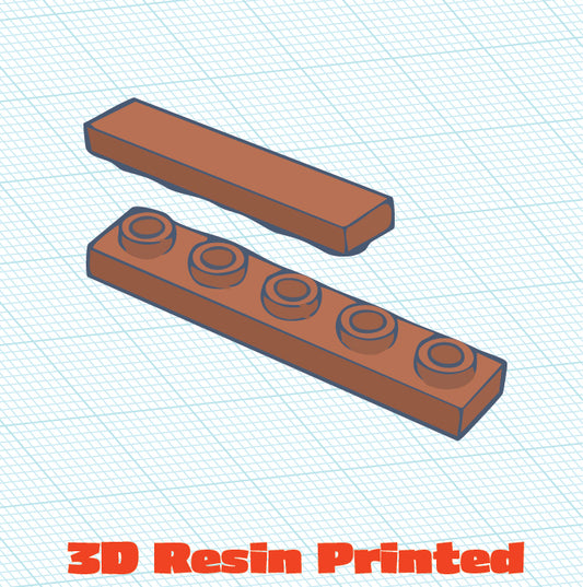 3D Printed 1x5 Inverted Tile (10 Pack)