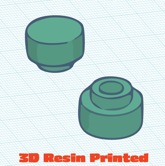 3D Printed 1x1 Round Inverted Tile (10 Pack)
