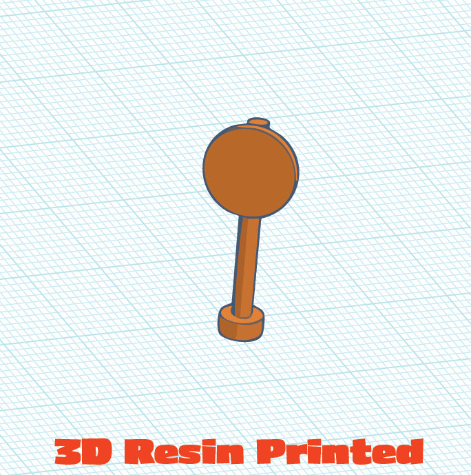 3D Printed Sign 2x2 Circle (4 Pack)