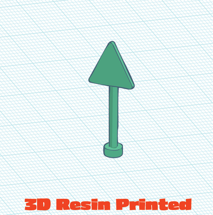 3D Printed Sign 2x2 Triangle (4 Pack)