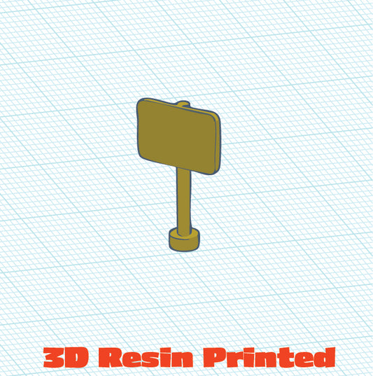 3D Printed Sign 3x2 (4 Pack)