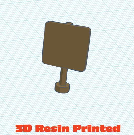 3D Printed Sign 3x3 (4 Pack)