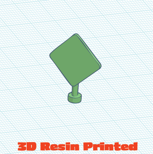 3D Printed Sign 3x3 Diamond (4 Pack)