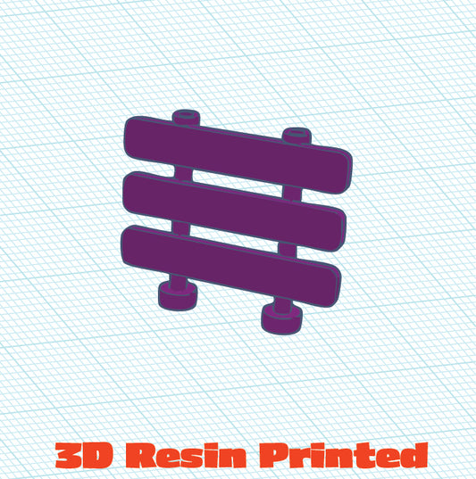 3D Printed 6 Wide Roadblock (4 Pack)