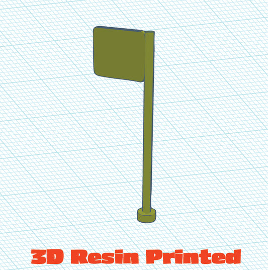 3D Printed Flag Type 1 (4 Pack)