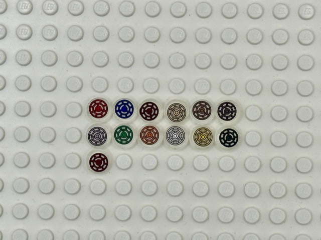 Valves 1x1 Clear Round Tile: Style 3