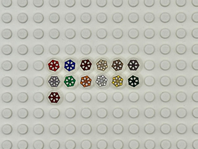 Valves 1x1 Clear Round Tile: Style 8