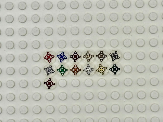 Valves 1x1 Clear Round Tile: Style 10