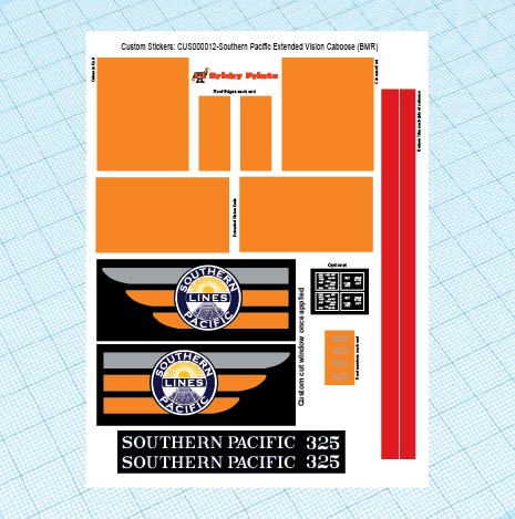 Southern Pacific Extended Vision Caboose (BMR)