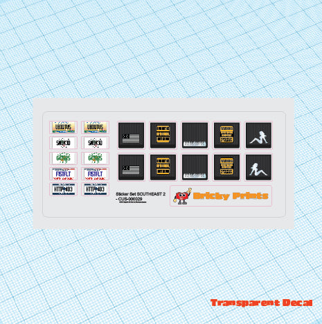 License Plates and Mudflaps - SouthEast Set 2