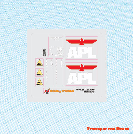 Intermodal Container Set Style 1: 20ft