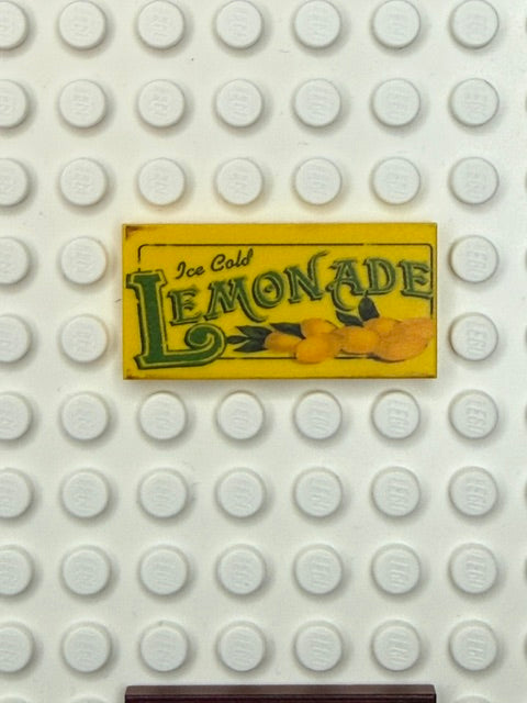 UV Printed Signs 2x4 Tile: Vintage Lemonade