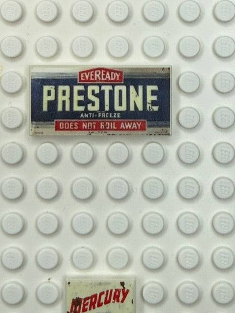 UV Printed Signs 2x4 Tile: Vintage Prestone