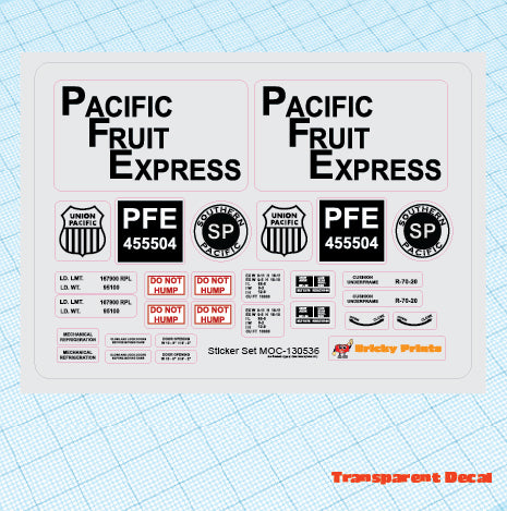 MOC-130536 Pacific Fruit Express 57ft Reefer