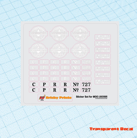 MOC-203505 Carolwood Flatcar (Gondola)