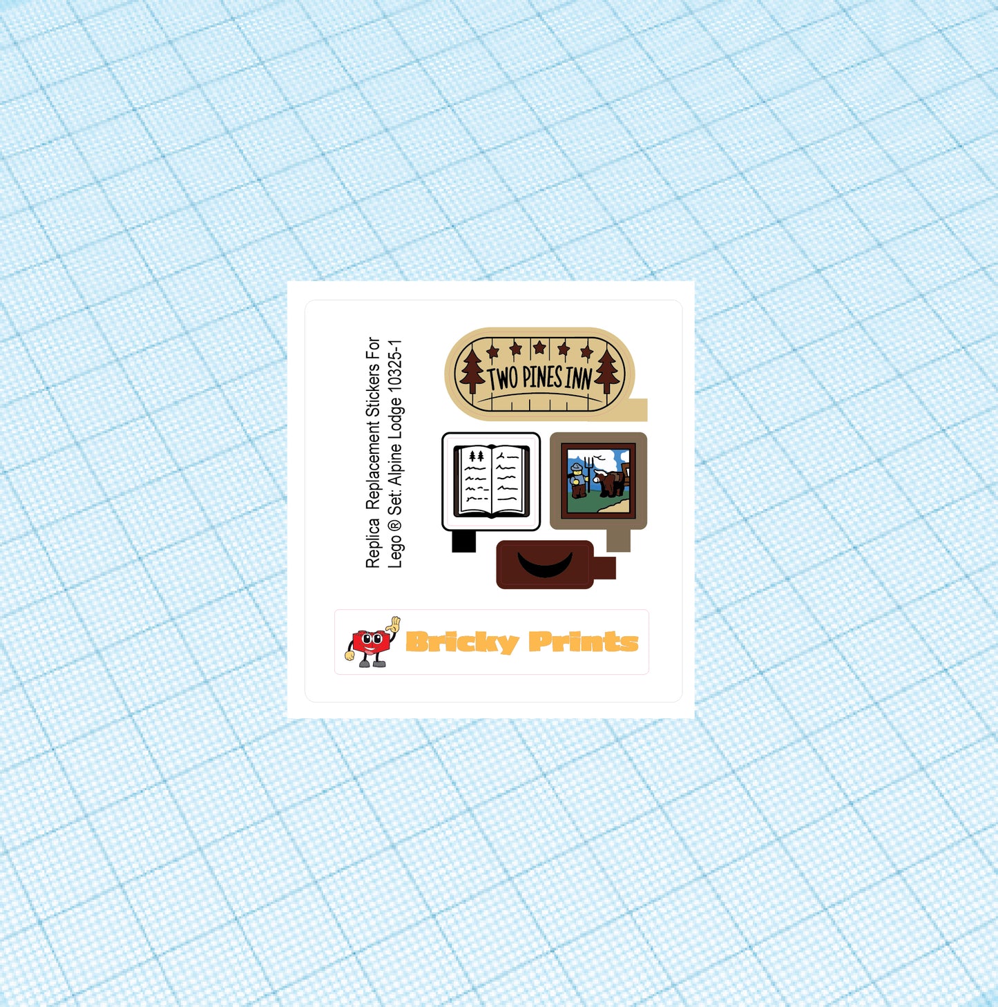 Replica Replacement sticker set: Creator Alpine Lodge 10325