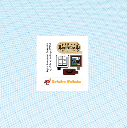 Replica Replacement sticker set: Creator Alpine Lodge 10325