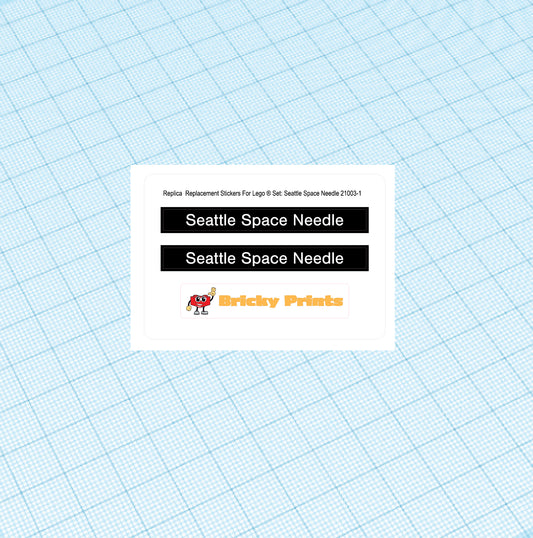 Replica Replacement sticker Set: Architecture Seattle Space Needle 21003