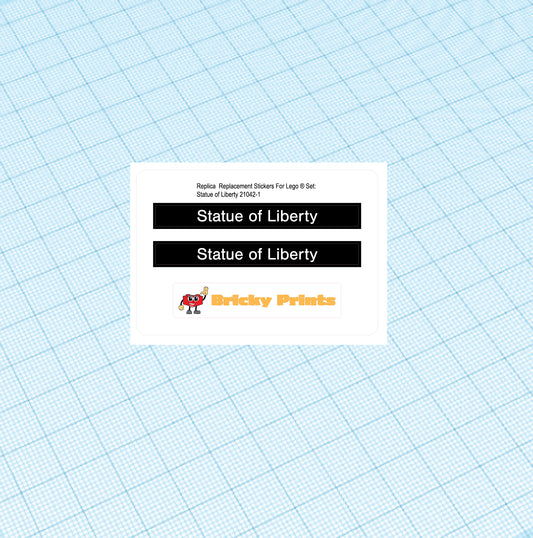 Replica Replacement sticker Set: Architecture Statue of Libert 21042