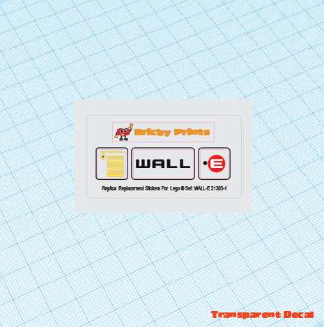 Replica Replacement sticker Set: Wall-E 21303