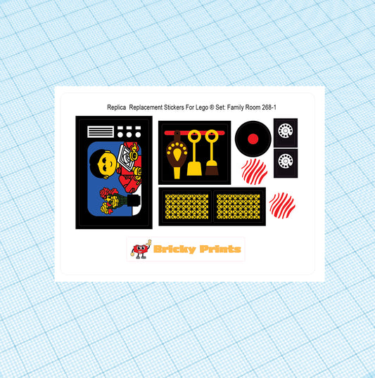 Replica Replacement sticker Set: Homemaker Family Room 268